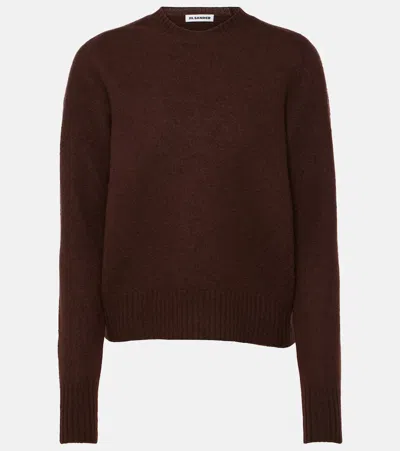 Jil Sander Wool Sweater In Brown