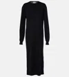 Jil Sander Wool Sweater Dress In Black