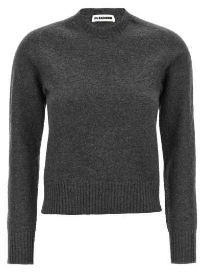 Jil Sander Wool Sweater In Gray