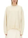 Jil Sander Women's Wool Sweater In Ivory