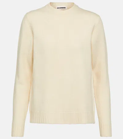 Jil Sander Wool Sweater In Neutrals