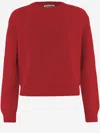 Jil Sander Wool Sweater In Red