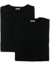Jil Sander Wool Sweater Set In Black
