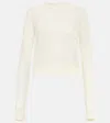 Jil Sander Wool Sweater In White