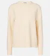 Jil Sander Wool Sweater In White