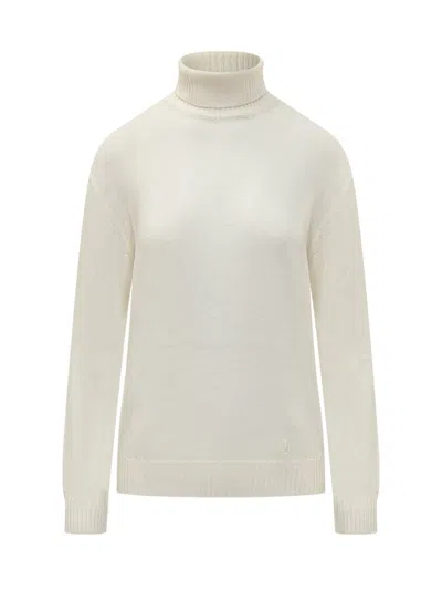 JIL SANDER JIL SANDER WOOL SWEATER WITH LOGO