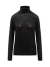Jil Sander Ls Hn Sweater In Black
