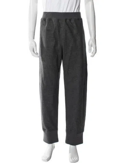 Pre-owned Jil Sander Wool Sweatpants In Grey