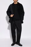 Jil Sander Wool T-shirt In Black