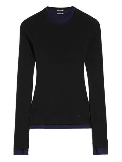 Jil Sander Wool T-shirt In Multi