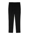 Jil Sander Black Wool Tapered Trousers In Black