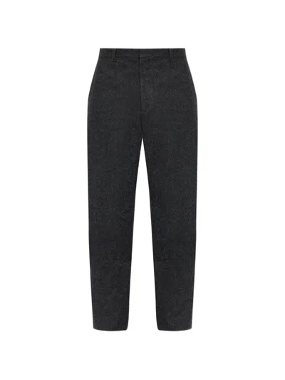 Jil Sander Wool Tailored Trousers In Black