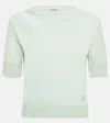 Jil Sander Wool Top In Mint