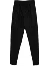 Jil Sander Straight-leg Pressed Crease Pants In Black