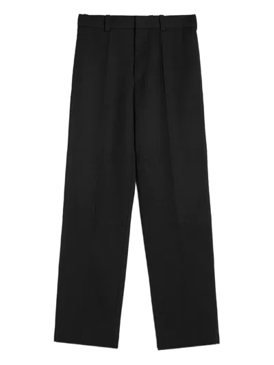 Jil Sander Wool Trousers In Black