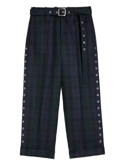 Jil Sander Wool Trousers In Green