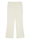 Jil Sander Wool Trousers In White