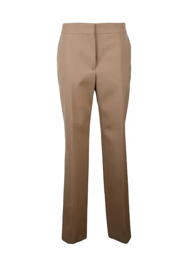 Jil Sander Wool Trousers - Beige In Neutral