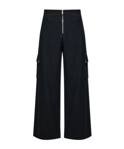 Jil Sander Zip-fastening Trousers In Black