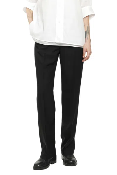 Jil Sander Wool Trousers In Black