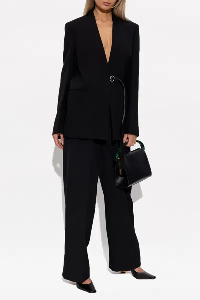 Jil Sander Wool Trousers In Black