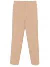 Jil Sander Wool Trousers In Brown