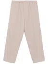 Jil Sander Wool Trousers In Neutrals