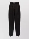 Jil Sander Wool Trousers With Back Pockets And Belt Loops