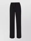 Jil Sander Wool Trousers With Elastic Waistband And Side Pocket