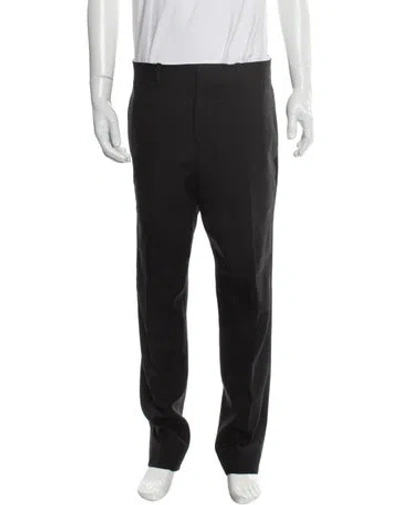 Pre-owned Jil Sander Wool Tuxedo Pants In Gray