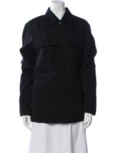 Pre-owned Jil Sander Wool Utility Jacket In Gray