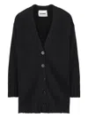 Jil Sander Wool V-neck Cardigan