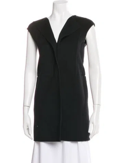 Pre-owned Jil Sander Wool Vest In Black