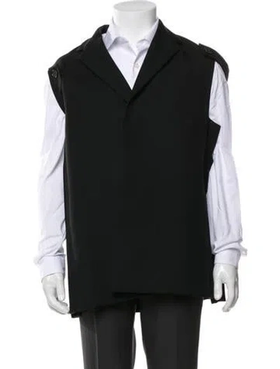 Pre-owned Jil Sander Wool Vest In Black