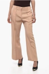 Shop Jil Sander Wool Wide-leg Pants