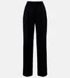 Jil Sander Wool Wide-leg Pants In Black
