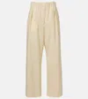 Jil Sander Wool Wide-leg Pants In Neutral