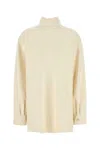 Jil Sander Wool-blend Blouse In Yellow