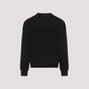 Jil Sander Wool-blend Pullover Sweater For Men In Black