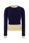 Jil Sander Wool-blend Sweater In Blue