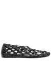 Jil Sander Knot-detail Ballet Flats In Black