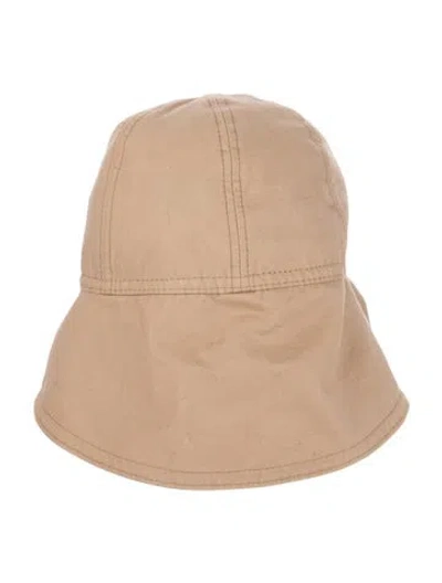 Pre-owned Jil Sander Woven Bucket Hat In Neutrals