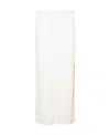 Jil Sander Wrap-design Midi Skirt In White