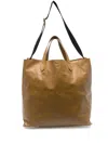 Jil Sander Wrinkled-effect Tote Bag In Brown
