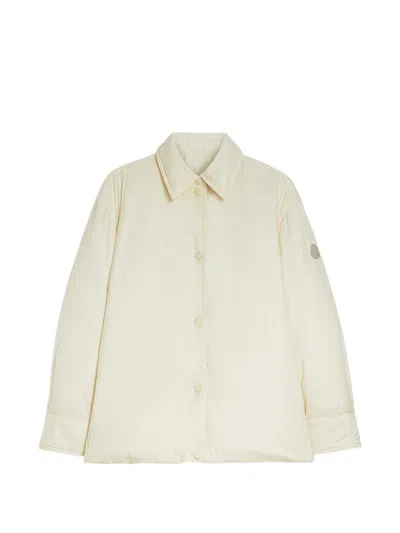 Jil Sander X Moncler Padded Shirt Jacket In Neutral