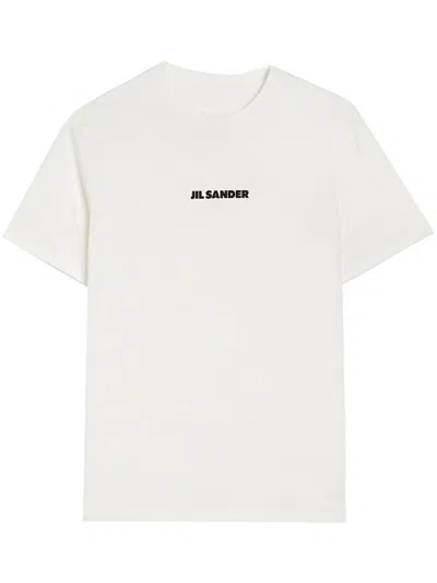 Jil Sander T-shirt With Logo Print In White