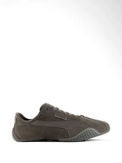 Jil Sander X Puma K-street Suede Sneakers In Brown