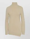 Jil Sander Ivory Yack Blend Turtleneck Sweater