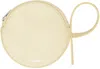 Jil Sander Yellow Circle Coin Pouch In 270 Avorio