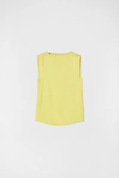 Jil Sander Yellow Fibres Tank Women's Tops